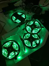 Tira de luces LED con Bluetooth para TV, cinta impermeable y Flexible con diodo de retroiluminación, RGB 5050, SMD 2835, cc 12V, 5M, 10M, 15M, 20M