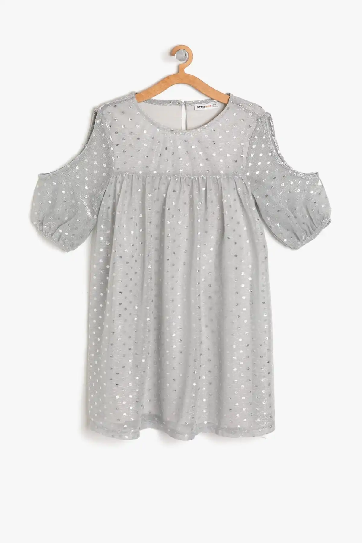 Coton Kids/серое платье для девочек