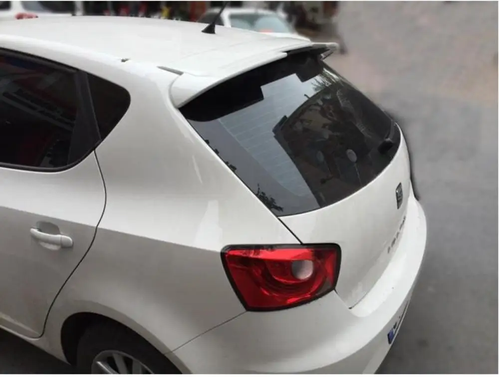 Для Seat Ibiza спойлер 2008 2009 2010 2011 2012 2013 2014 2015 2016 2017 модель Abs Пластик расписаны все Цвет