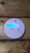 Envío Gratis! LCD CO Sensor trabajo solo construido en 85dB sirena de sonido independiente envenenamiento por monóxido de carbono Detector de alarma de advertencia