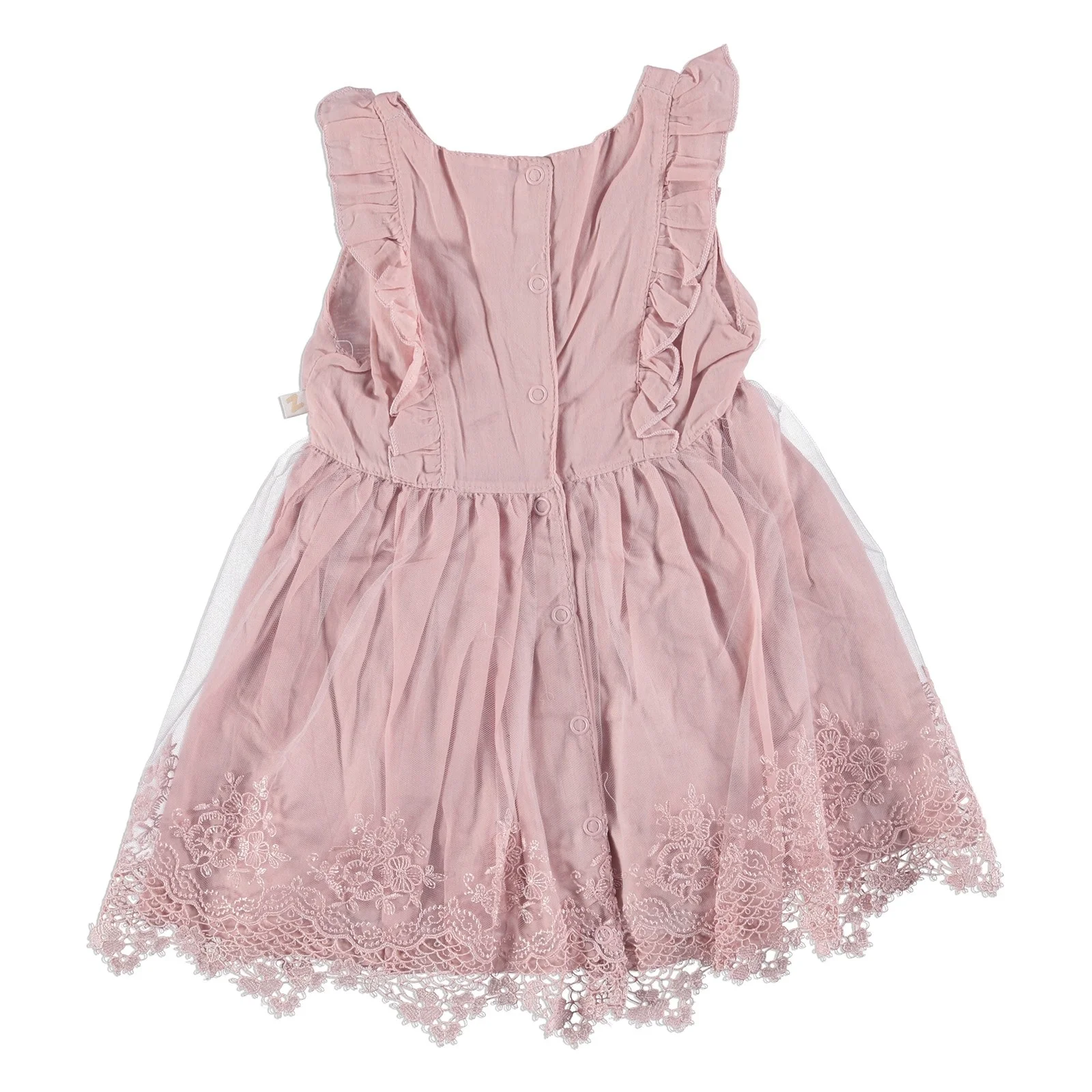 Кружевное детальное платье для маленьких девочек ebebek BabyZ