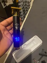 Cortadora de pelo recargable por USB para hombre, afeitadora inalámbrica para peluquero, afeitadora de barba