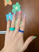 HUANZHI-Anillos abiertos irregulares pintados a mano para mujer, nueva moda, Anillos geométricos de aceite de goteo colorido, joyería de fiesta 2020