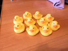 10 unids/lote lindo bebé niños juguete de goma patos de baño Baño habitación diversión con agua juego recién nacido niños niñas juguetes para los niños