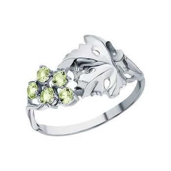 

Silver ring with cubic zirconia sunlight sample 925