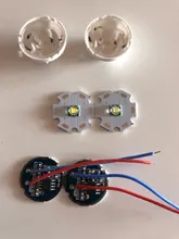 Light Led-Lens 20mm White Cree xm-L Star Pcb 15degree with Base-Holder-Kit 5modes 5modes