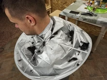 Shave Apron Cover Umbrella Cape Cutting Cloak Barber-Gown Hair Cleaning-Protecter Wrap