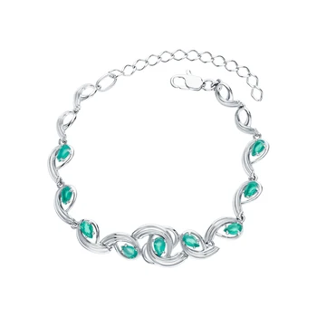 

Silver Bracelet with agate sunlight sample 925
