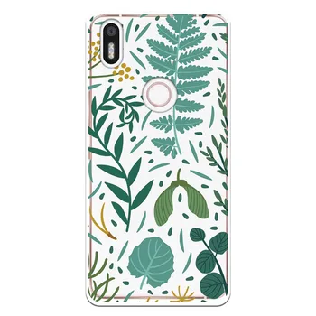 

Stand case costume drawing Leaves WP022 for BQ Aquaris X5 Plus