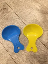 Uds Pet cuchara para comida ecológico y duradero plástico creativo de surtidos perro cuchara de Alimentación de Mascotas suministros