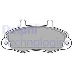 Колодки дисковые п.\ Ford Transit 2.0/2.0D/TD 91-00 DELPHI LP766 | Автомобили и мотоциклы