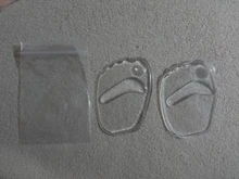 Gel de silicona plantilla para el frente del pie zapatos de alta talón suave ortopédicos plantilla Anti-Slip protección de los pies pie cojines alivio del dolor