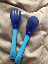 2 unids/set recién nacido silicona cuchara bebé horquilla de temperatura de seguridad de niños cubiertos para niños alimentación de bebé niño niños niñas suave