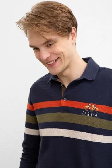 U.S. POLO ASSN. Обычный темно-синие свитшоты