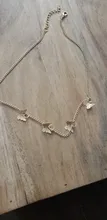 Collar de mariposa con colgante de cadena para mujer, gargantilla de cuentas en capas, de Color dorado y plateado, joyería Bohemia para playa, regalo barato