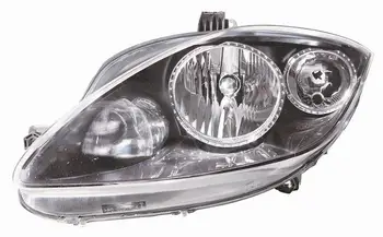 

HEADLIGHT SEAT LEON 2009 PARABLE BLACK Left Compatible