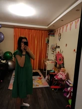 Vestido de verano Retro holgado de una pieza, cuello redondo, manga corta, informal, 2XL, 2021