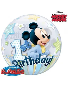 

Mickey balloon Mouse 1st Birthday-Bubble Bubble 55 cm-Q12864