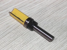 Broca perfiladora de corte al ras de vástago, broca de corte de 8mm, enrutador, broca de patrón, rodamiento inferior superior, plantilla de cuchilla de 5/8 , Fresa de madera, carpintero, 1-3 uds.