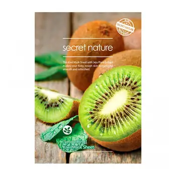 

Fabric mask secret nature smoothing kiwi mask sheet