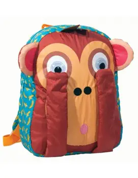 

MONKEY BACKPACK 3D 33 CM.