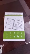 Bloc de notas de papel reutilizable, libreta inteligente borrable, con forro, para usar con bolígrafo, diario de oficina, para dibujo escolar, regalo
