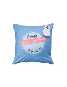 

CUSHION WITH FILLING "MOM BUNDLES WONDERS BUT WITH ME YOU LUCISTE"
