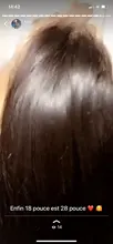 Peluca de malla con división media de 30 pulgadas, cabello humano liso brasileño Remy, prearrancado con pelo de bebé, parte T, 13x1