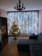 Light-String Garland Copper-Wire-Lights Battery-Power Festoon Fairy LED Christmas Feimefeiyou