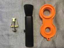 Herramienta de limpieza Universal, llave de cuatro burbujeador, desmontaje de salida, grifo de agua, lados amarillos