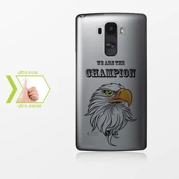 

Personalized LG G4 Stylus Slim Clear Silicone Phone Cover (Black White Themed) 009