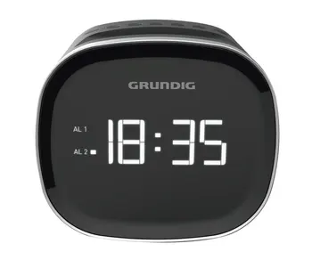 

GRUNDIG 230 SNA BLACK RADIUS ALARM CLOCK WITH RADIO FM