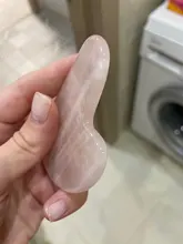 Tablero de Jade Guasha de cuarzo rosa, rascador de piedra Natural, herramientas para terapia de presión corporal, cara, cuello y espalda