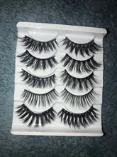 5 pares de pestañas de visón pestañas falsas pestañas volumen dramático pestañas extensión de pestañas falsas