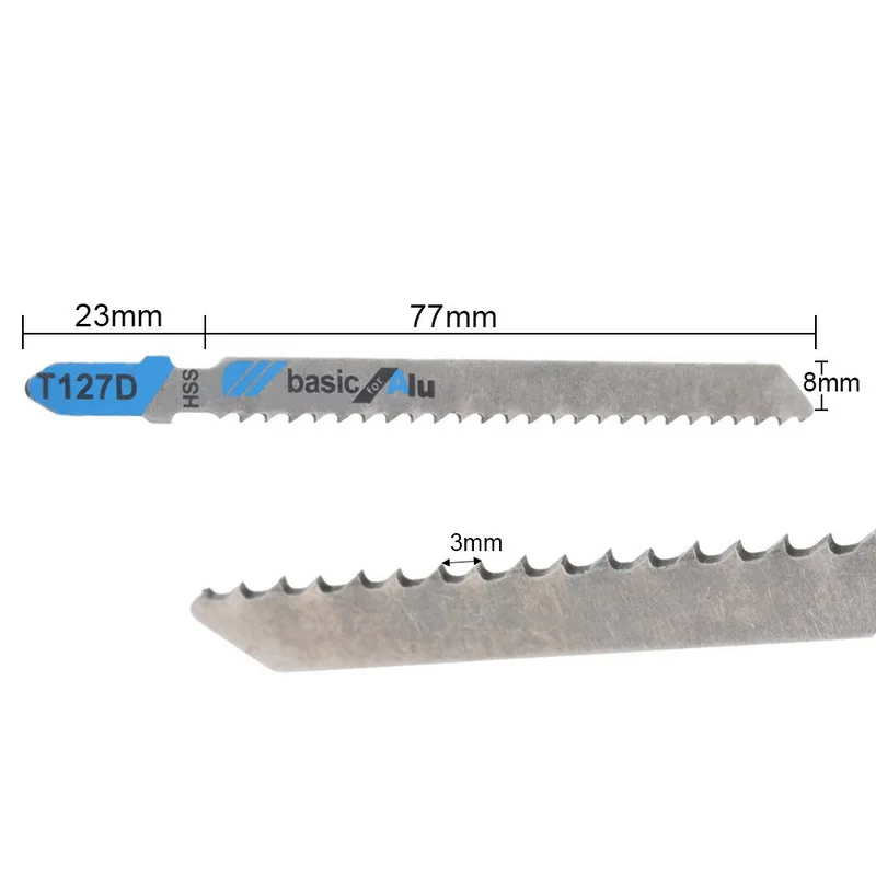 

Alloy Steel T111C Hacksaw Jig Saw Blade Set Cutting Tool for Wood Sheet 5Pcs