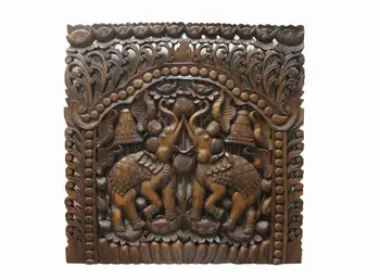 

Panel square carved