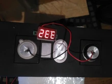 Mini Módulo de pantalla LED Digital, bricolaje, rojo y azul, voltímetro de DC2.5V-32V DC0-100V, medidor de contador de voltaje, Panel para motocicleta y coche