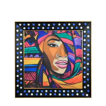 

Canvas Painting African with Framed Luxury 51 * 51 cm