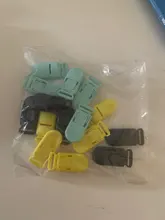 LOFCA colorido Cordón de Nylon bebé mordedor accesorios Clip de chupete DIY para la dentición collar de la joyería Fabricación de colgantes