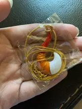 Cadena de Metal con colgante de zorro para hombre y mujer, collar de mariquita, regalo de joyería