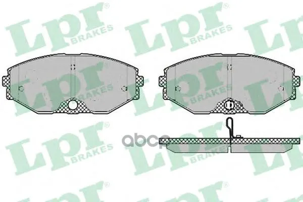 Колодки Тормозные Nissan Maxima Qx(A33) 2.0-3.0 00- Передние Lpr 05p1357 Lpr арт. 05P1357