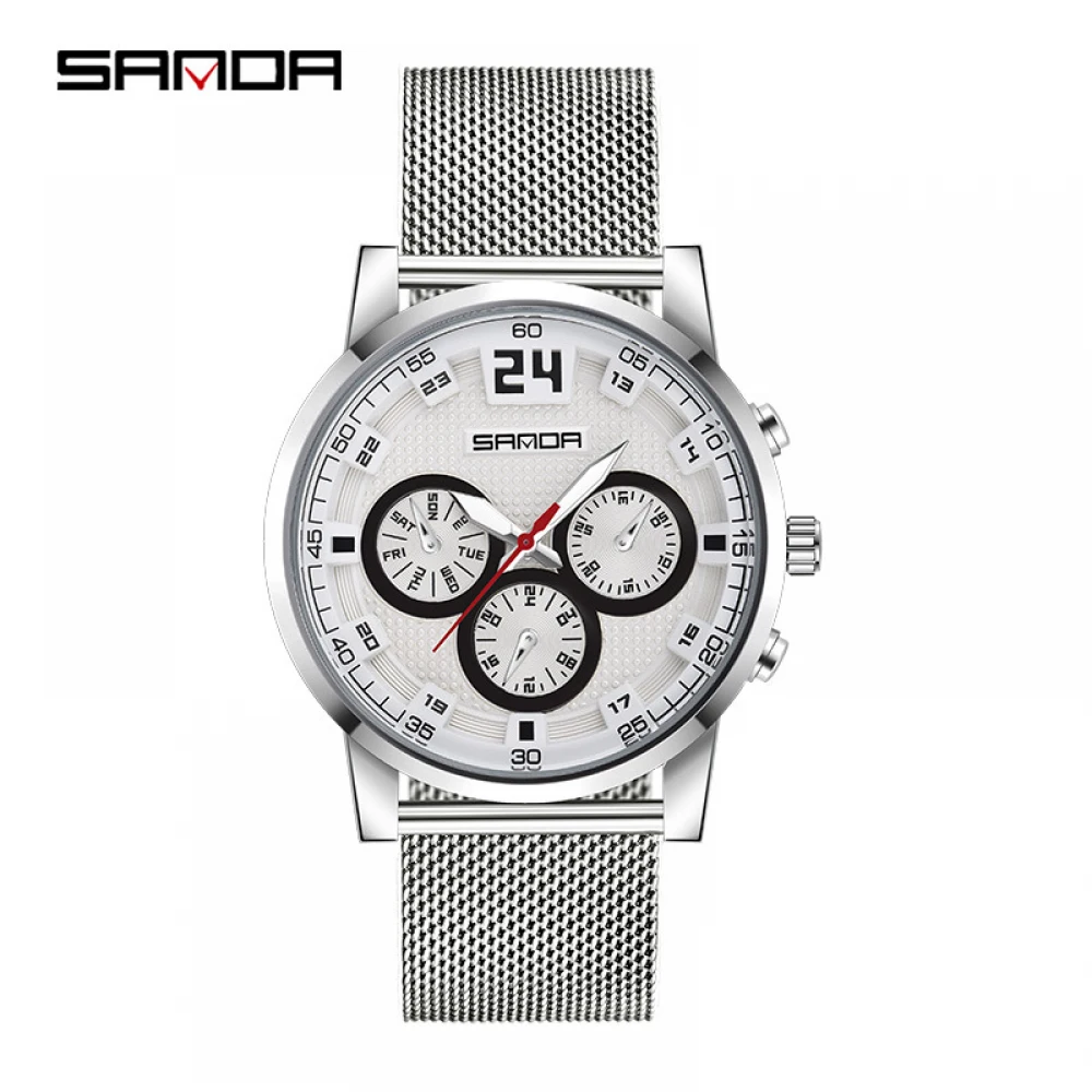 

SANDA Watch Luxury Men's Watches Fashion Quartz Watch Waterproof 3bar Quartz Wristwatch Outdoor Simple Casual Sport Watch Men