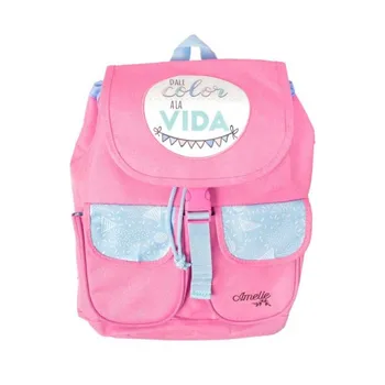 

Backpack Pockets Amelie Phrase