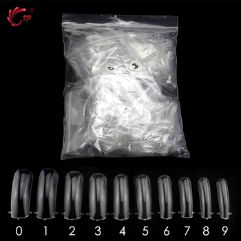 

500pcs Clear Dual Forms Nail System Full Cover Quick Building Gel Mold Tips Nail Extension DIY Nails Accessoires Manicure Tools