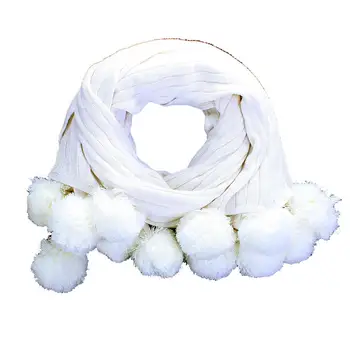 

White/gray cotton knit cotton air conditioner sofa ball blanket 150x100cm-1