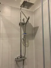 Faucet Thermostatic-Mixer-Valve Shower-Set Bathroom Chrome Taps 8 10 Square 12inch
