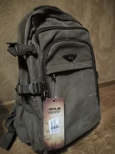 Canvas Backpack Mochila Rucksacks Notebook Schoolbags Laptop Travel-Shoulder Military