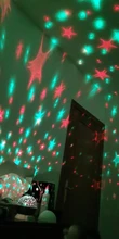 Proyector LED de estrellas para Noche de Luna, lámpara de luz nocturna giratoria de cielo para niños, dormitorio de bebé, regalo de Navidad