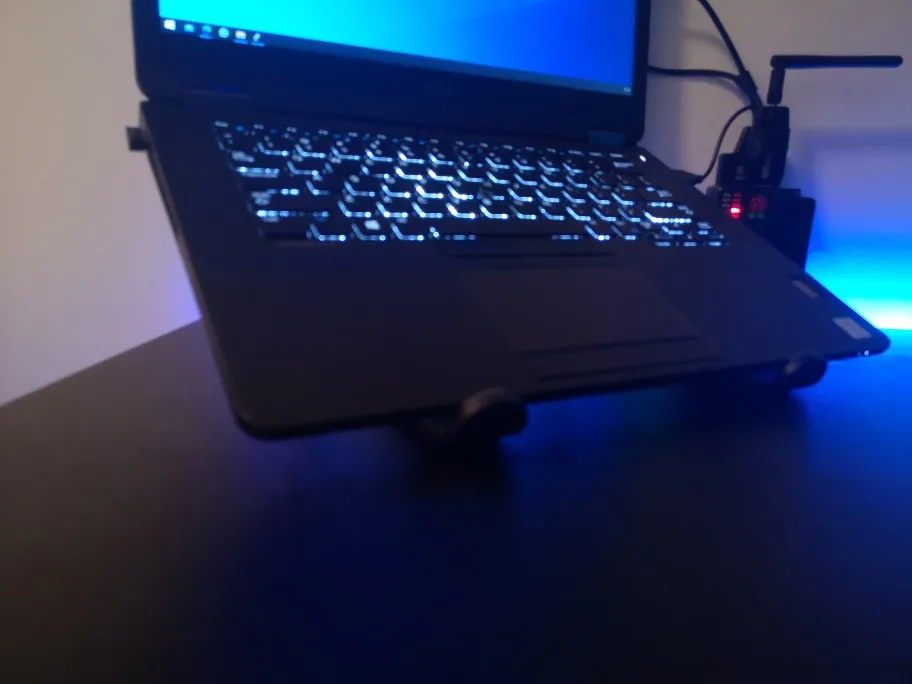 Folding Laptop Stand with Adjustable Angle photo review
