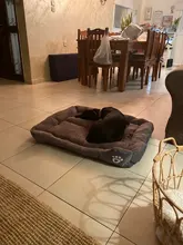 Cama de algodón para perros y gatos de diferentes tamaños, nido de lana suave, impermeable para mascotas domésticas, de 8 colores cálidos y acogedores, de tamaños (S-3XL), de otoño e invierno